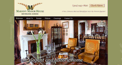 Desktop Screenshot of marignymanorhouse.com